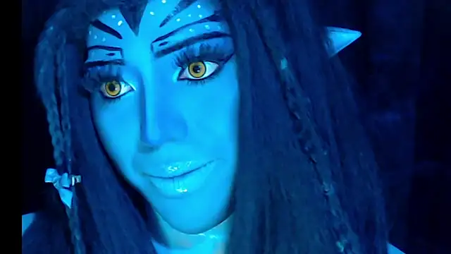 Show de blue_aivee na webcam