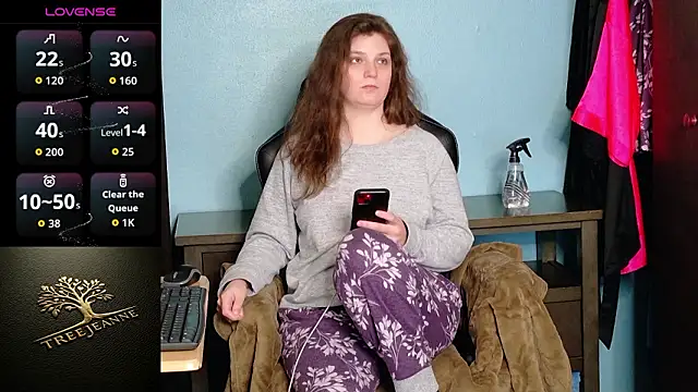 Chatroom XXX en direct de TreeJeanne