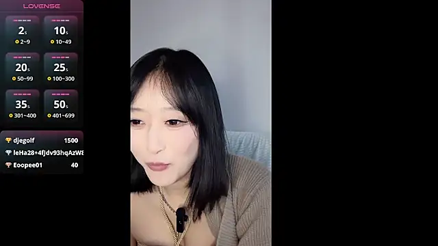 Xiaowen-wen Pertunjukan Webcam
