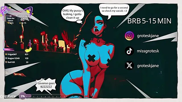 Chat XXX en directo de Grotesk_Couple