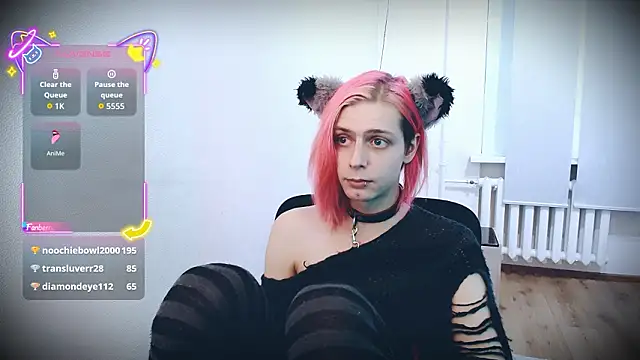 Littlepinkcat élő XXX-chatje