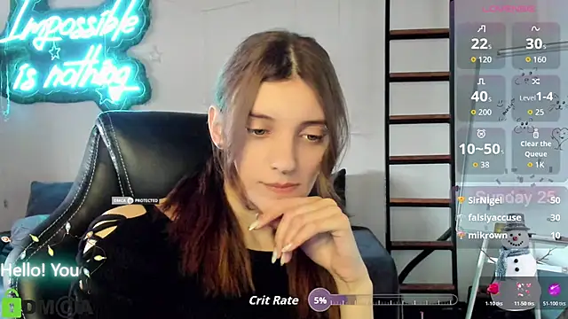 XXX chat uživo modela CherryBloom777