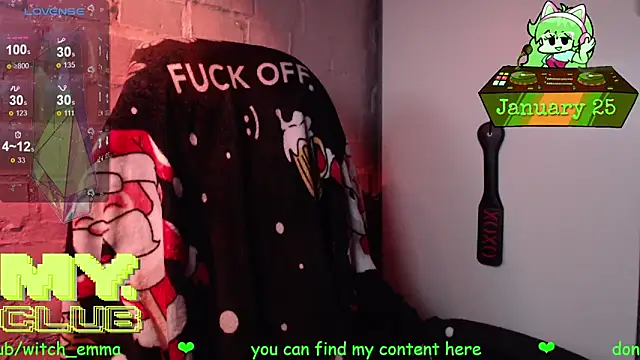 Witch_Emma Adlı Modelin Canlı XXX Sohbeti