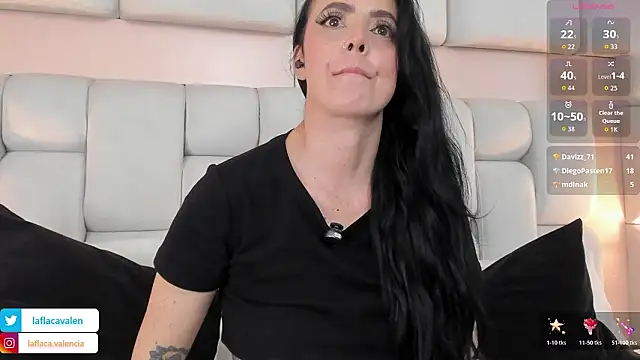 AndreaValencia élő XXX-chatje