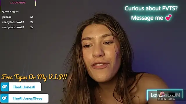 TheAliJonesXのウェブカメラショー