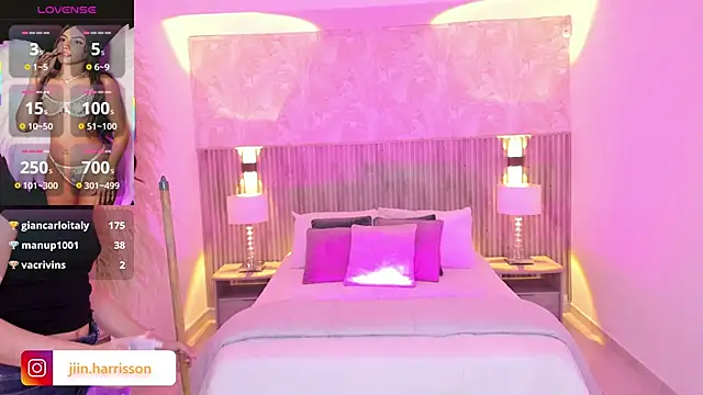 Jin-harrison élő XXX-chatje