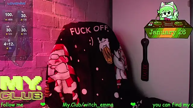 XXX chat uživo modela Witch_Emma