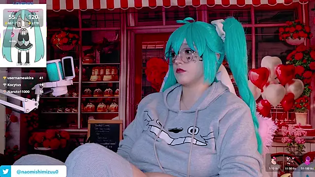 NaomiShimizu 라이브 XXX 채팅