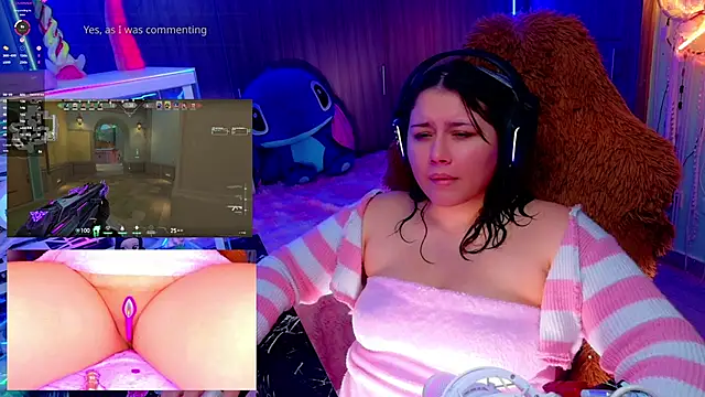 Show de ALIS_E_G na webcam