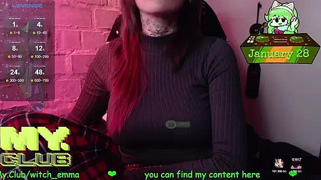 Chat XXX en directo de Witch_Emma