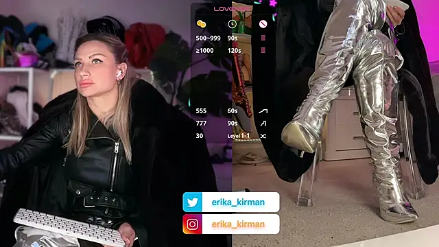 Czat XXX na żywo – Erika_Kirman