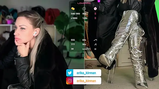 Erika_Kirman élő XXX-chatje