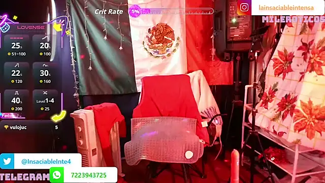 Show webcam de LaInsaciableIntensa