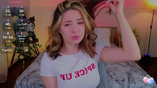 Chat +18 de _Amelia_Shine_ ao vivo