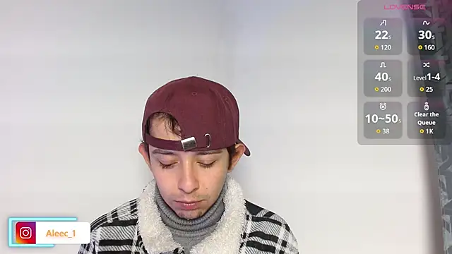 Show de Aleecandrews na webcam