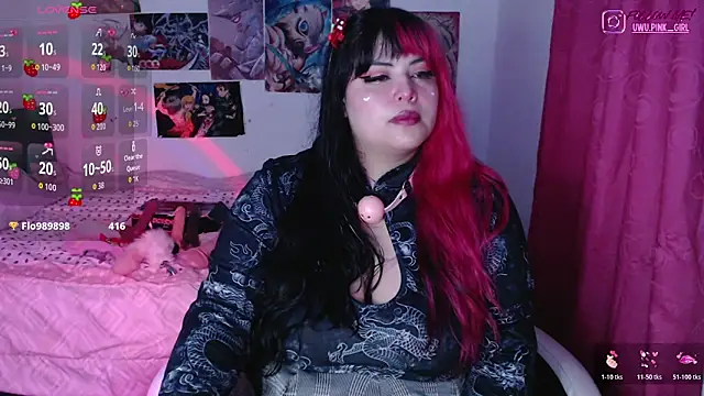 Pinky-Flower élő XXX-chatje