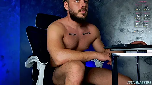 Show de juliusmasters na webcam