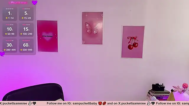 XXX chat uživo modela Sampuckettbaby