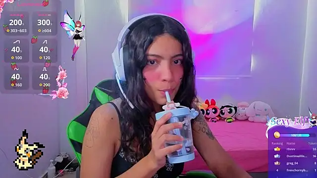 Lovelyamyy élő XXX-chatje