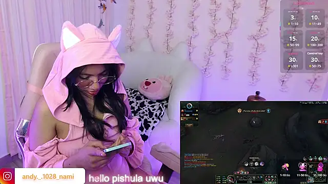 Nami_usagi webkamerás műsora