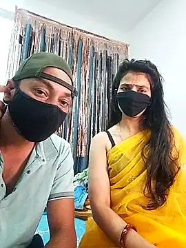 Somya_Rishi Show in webcam