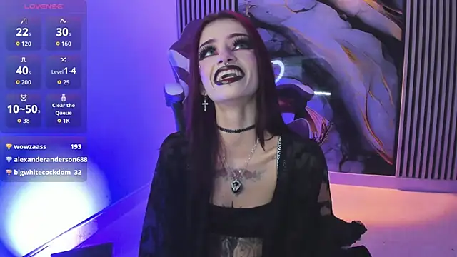 chloe_jacksonn élő XXX-chatje