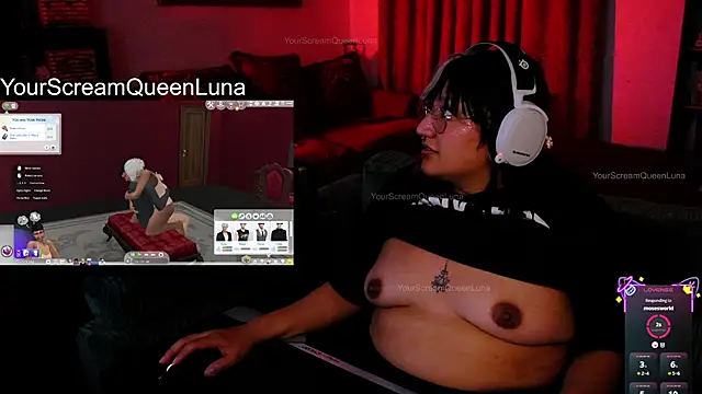 YourScreamQueenLuna 现场XXX聊天