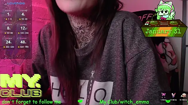 Czat XXX na żywo – Witch_Emma