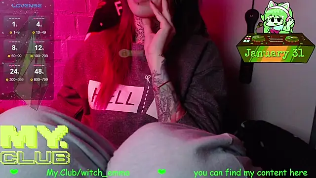 Witch_Emmaのウェブカメラショー