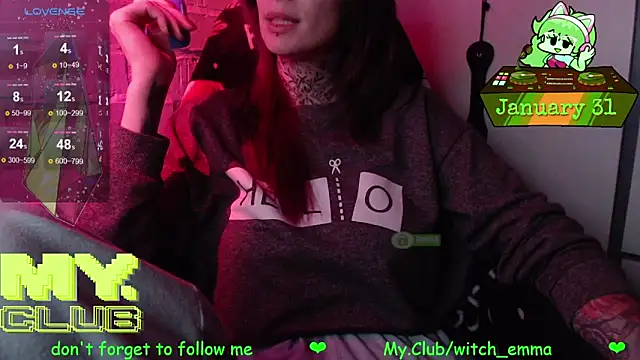 Witch_Emma élő XXX-chatje