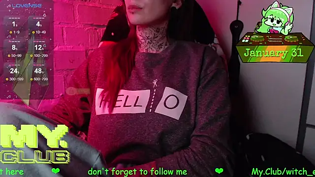 XXX chat uživo modela Witch_Emma