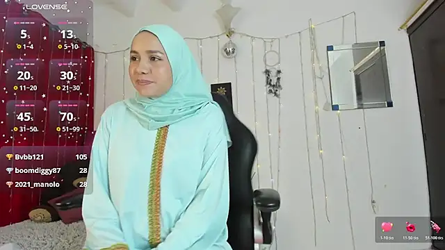 Sara-Maalouf élő XXX-chatje