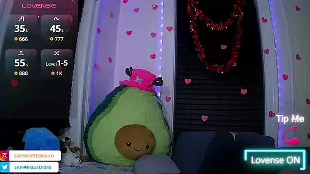 sapphirestorm8: διαδικτυακό σόου στην κάμερα