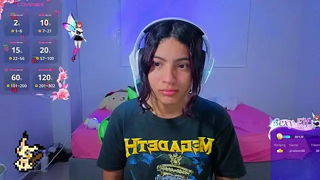 Lovelyamyy élő XXX-chatje