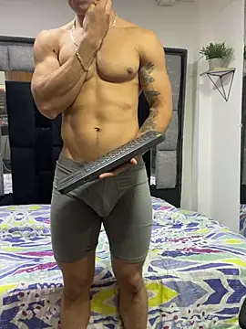 Show de MR_MUSCLE na webcam