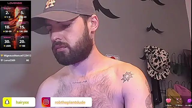 Chat +18 de HairyRobxxx ao vivo