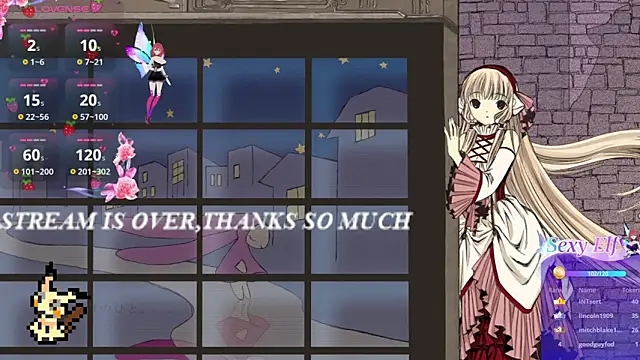 Lovelyamyy élő XXX-chatje