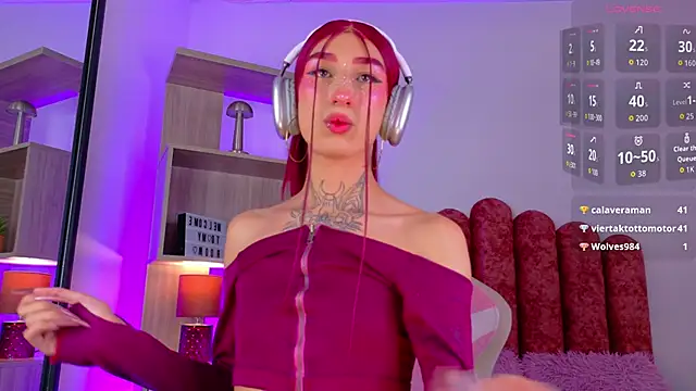 Show modela Eli-Bluee na web-kameri