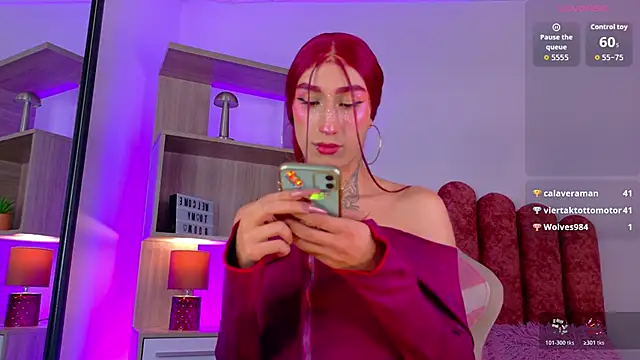 Eli-Bluee webkamerás műsora