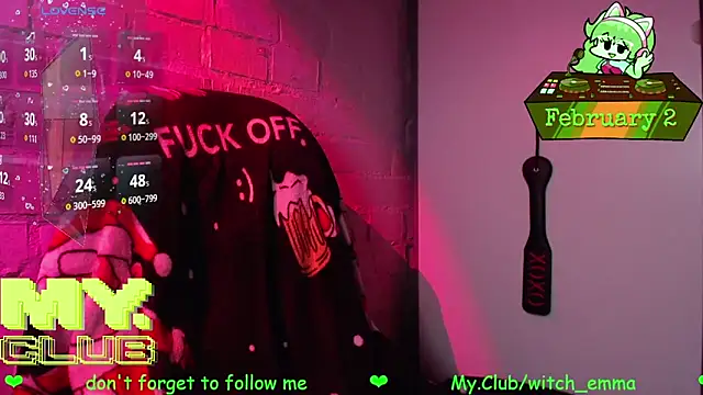 Chat XXX en directo de Witch_Emma
