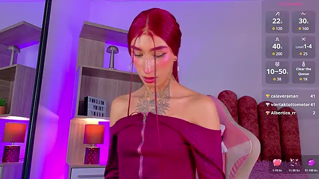 Eli-Bluee webkamerás műsora