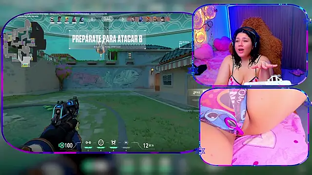 Show de ALIS_E_G na webcam