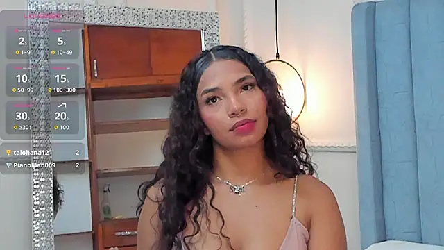 Show de Scarlett-Banner na webcam