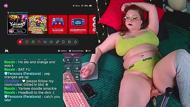 evamila élő XXX-chatje