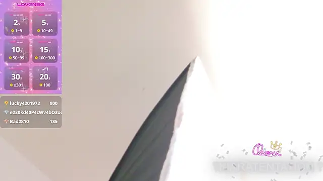 kiaratentation webcam show