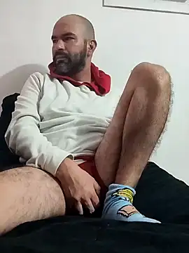 hairyandbigmann: διαδικτυακό σόου στην κάμερα