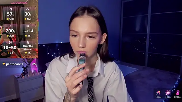 Show de SophieCatty na webcam