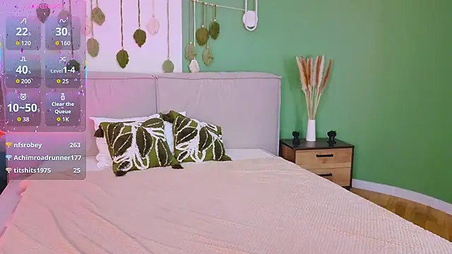 Show de EmiliaStanley na webcam