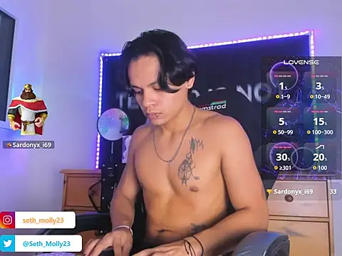 Seth_Molly Show in webcam