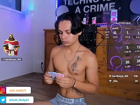Show de Seth_Molly na webcam